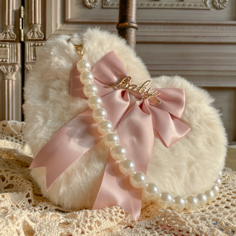 Love Heart Plush Bag