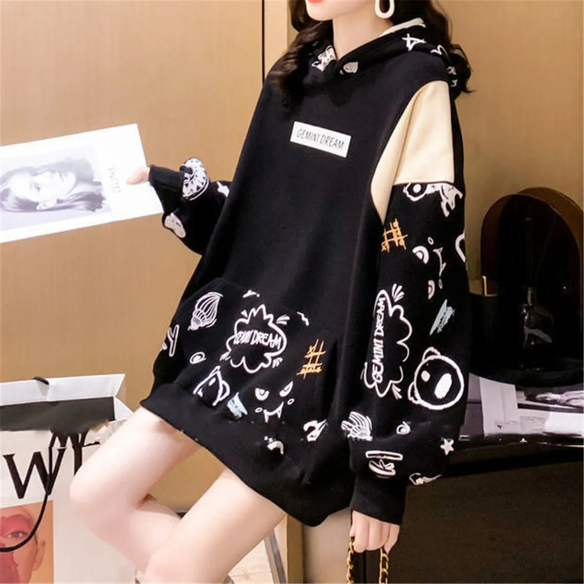 Japanese Harajuku Aesthetic Hoodie