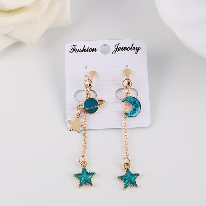 Star & Moon Earrings