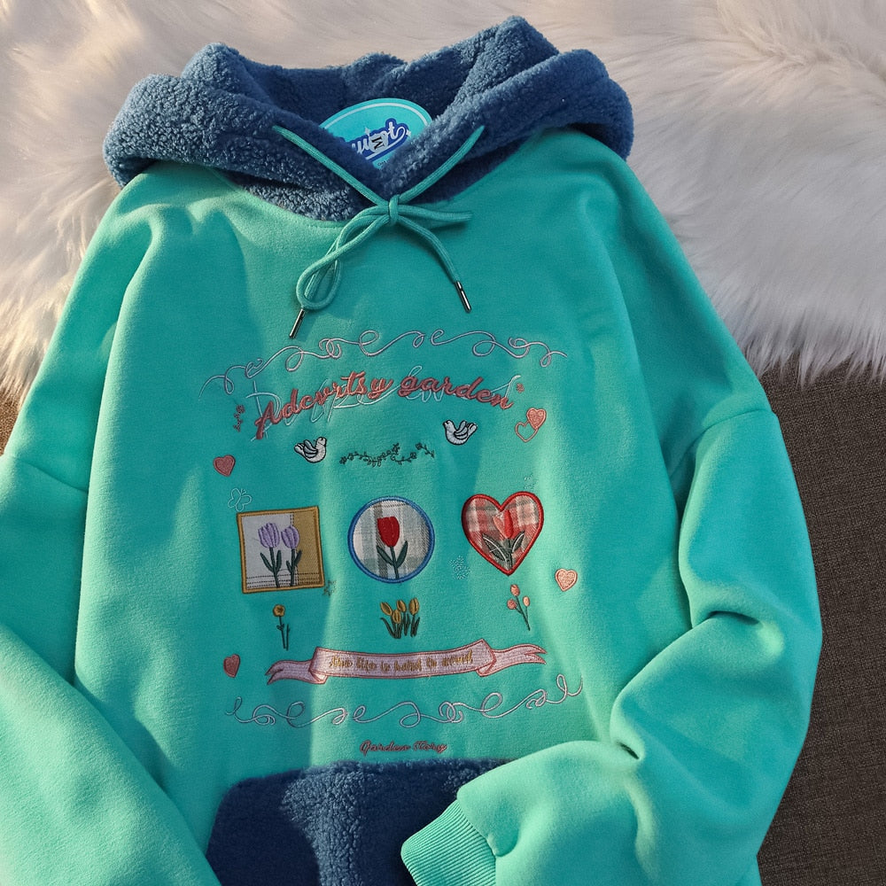 Vintage Ulzzang Girl Style Hoodie