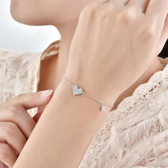 Silver Heart Bracelet