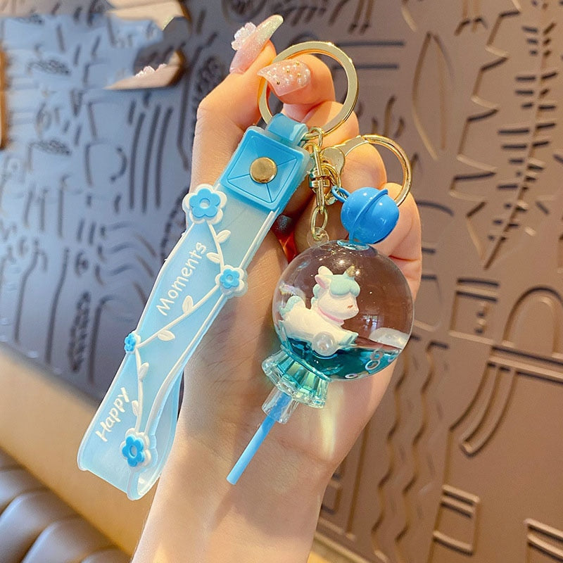 Cartoon Unicorn Keychain