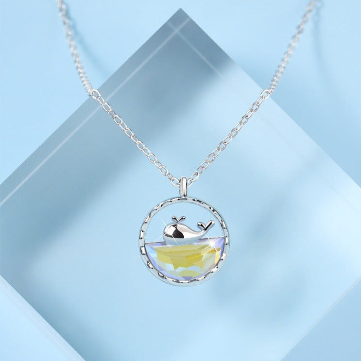 Cute Blue Whale Necklace