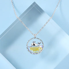 Cute Blue Whale Necklace