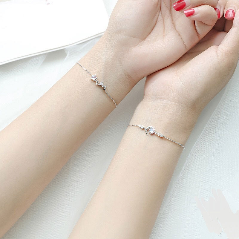 Moon & Star Aesthetic Bracelet