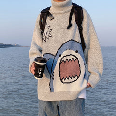 Kawaii Shark Sweater