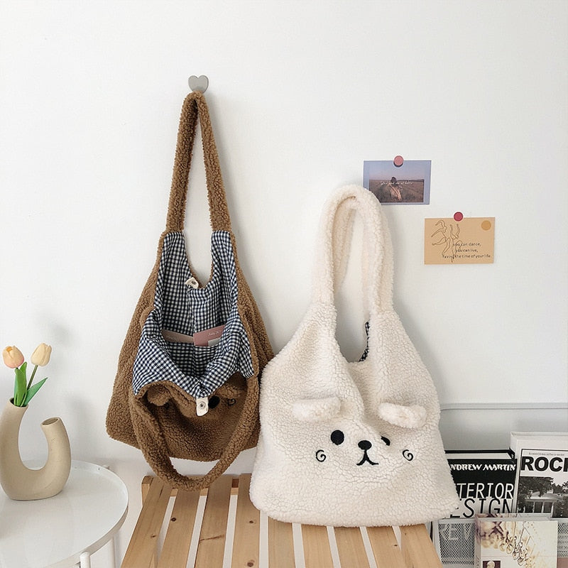 Soft Plush Tote Bag