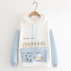 Kawaii Cat Hoodie