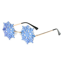 Snowflake Rimless Glasses