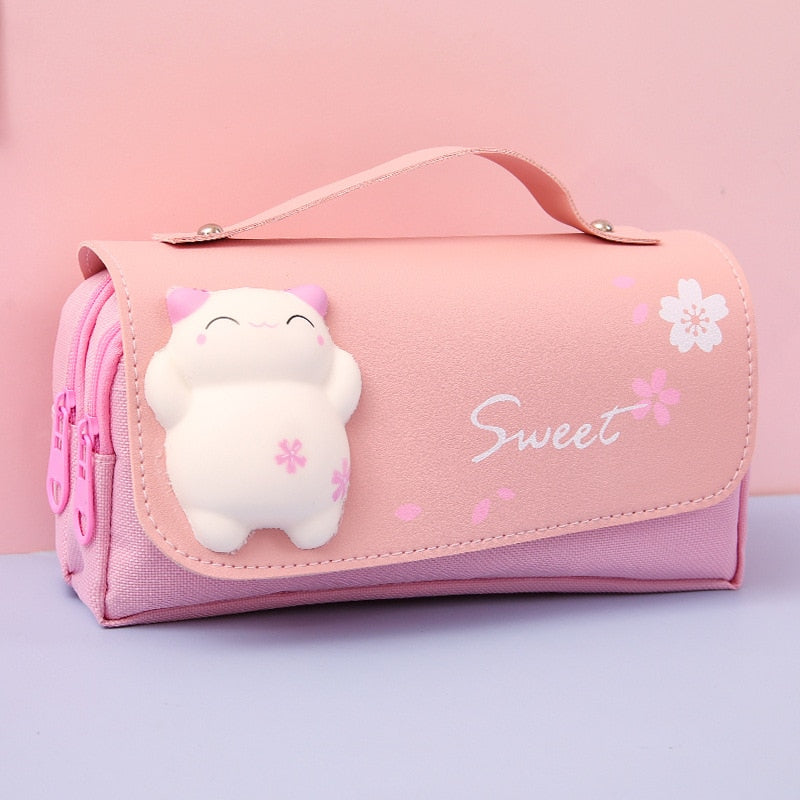 Kawaii Soft Animals Pencil Case