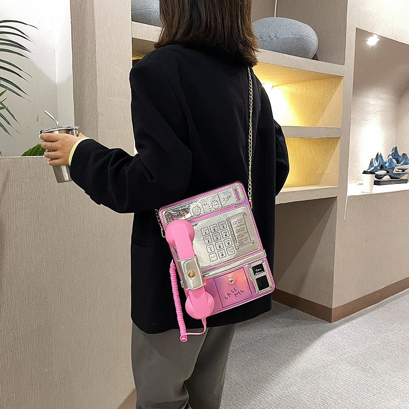 Telephone Style Shoulder Bag