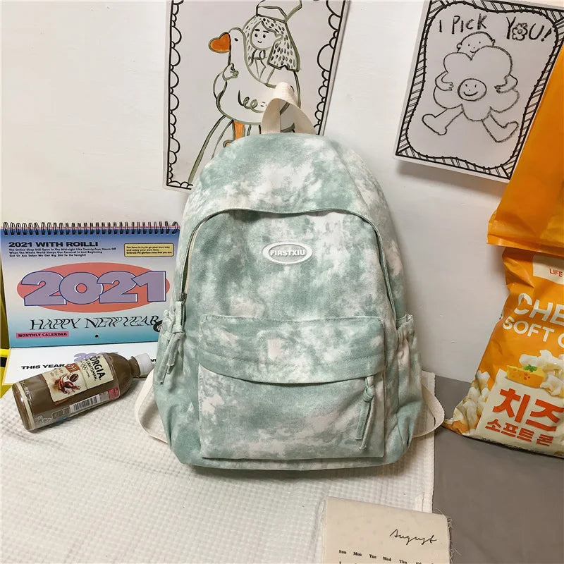 Pastel Dyed School Backpack