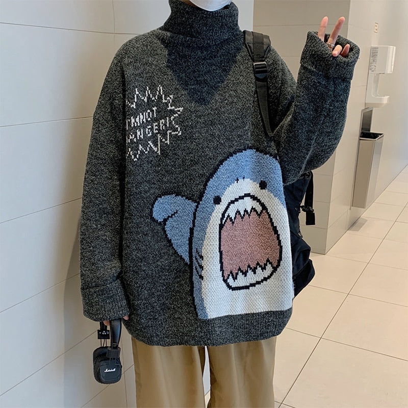 Kawaii Shark Sweater
