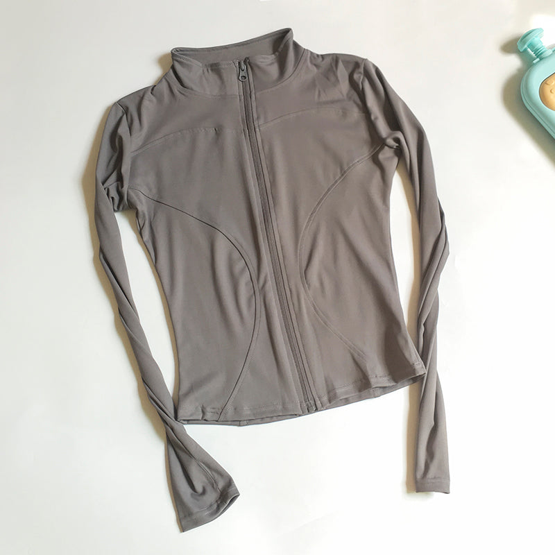 Yoga & Fitness Women's Long Sleeves Zipper Jacket