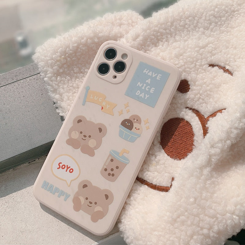 Milk Bear iPhone Case