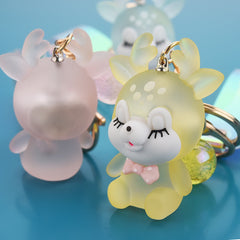 Kawaii Deer Flashlight Keychain