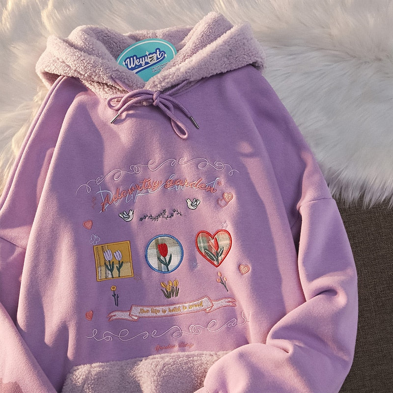 Vintage Ulzzang Girl Style Hoodie