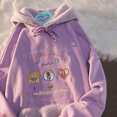 Vintage Ulzzang Girl Style Hoodie