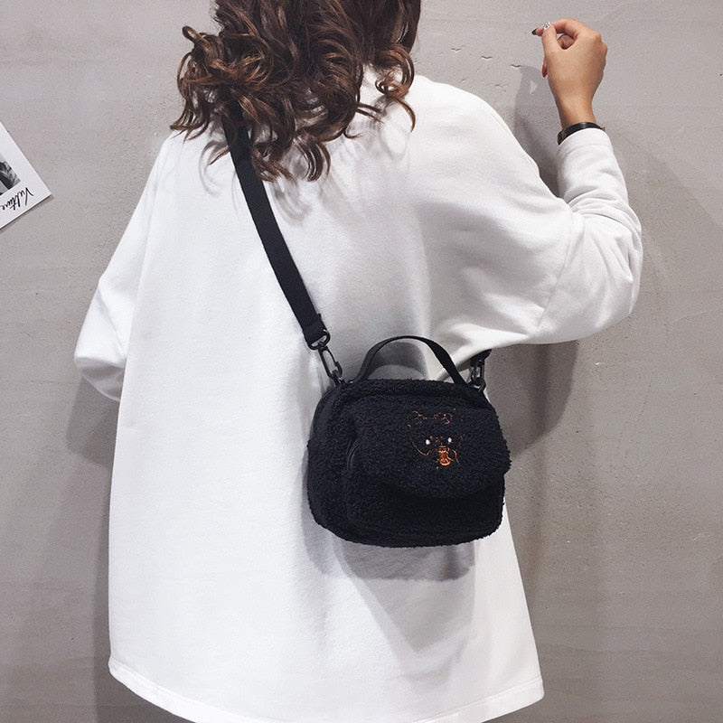 Plush Shoulder Bag