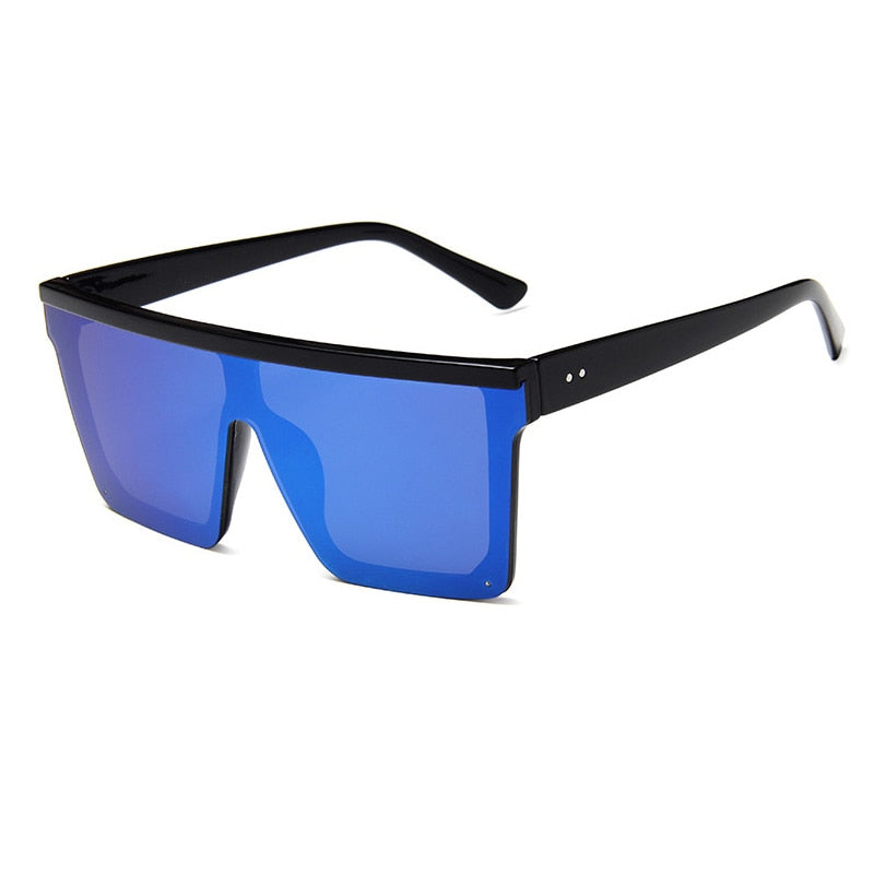 Classic Square Mirror Coated Sunglasses