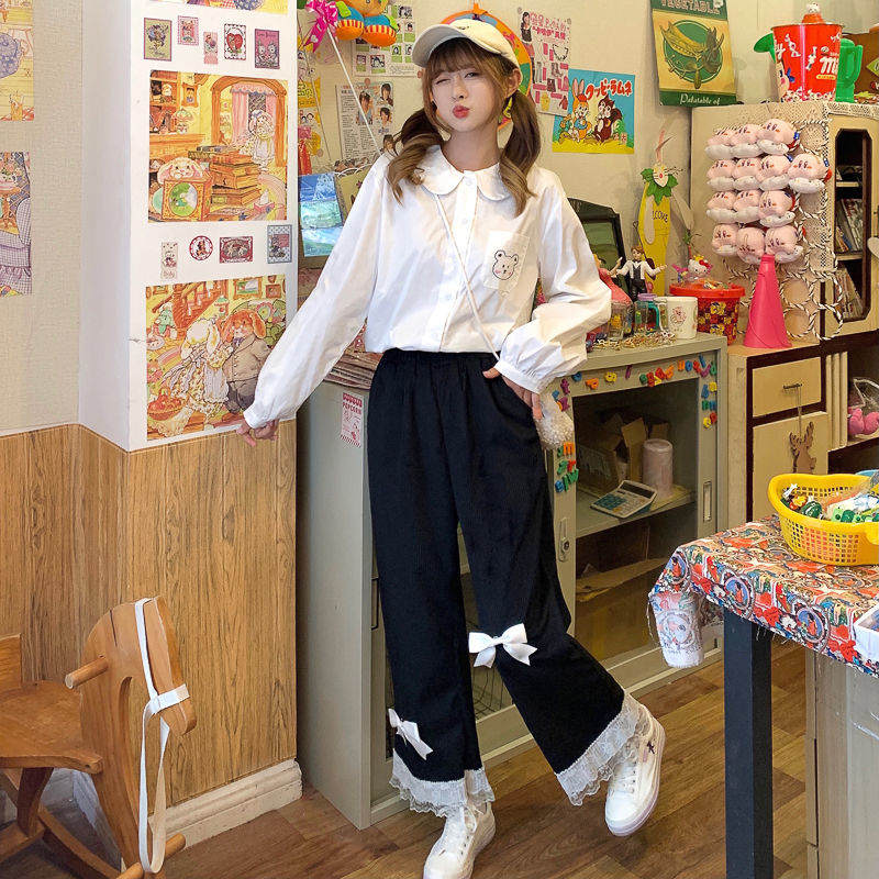 Kawaii Japanese High Waist Pants