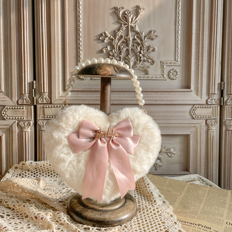 Love Heart Plush Bag
