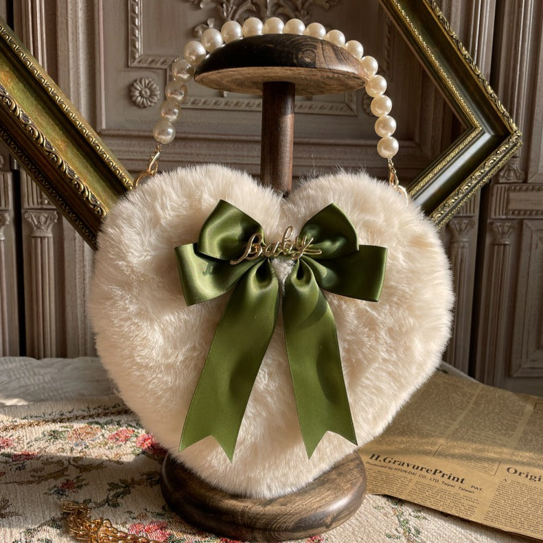 Love Heart Plush Bag