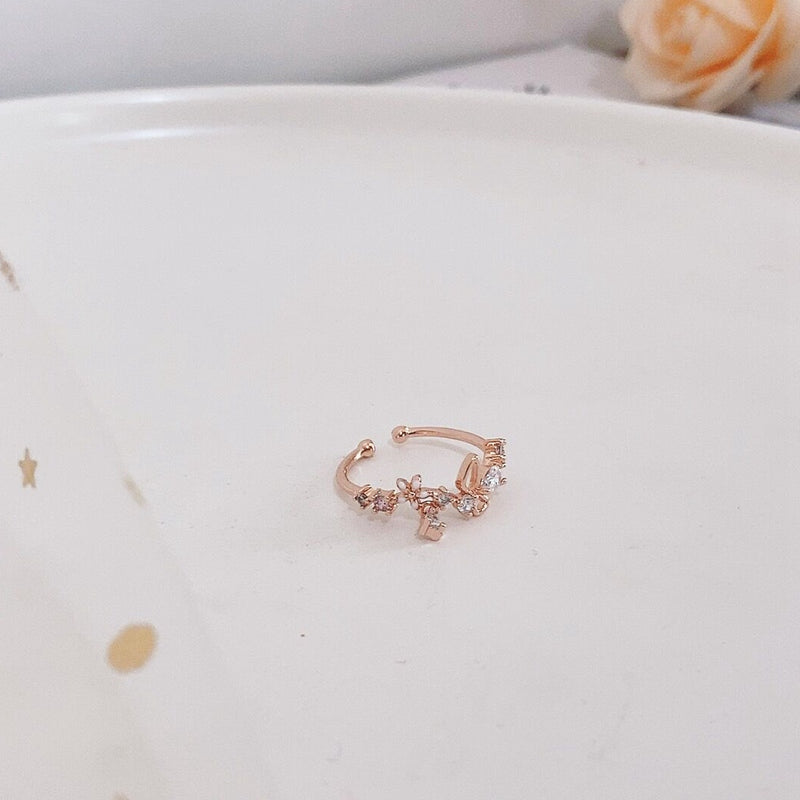 Heart & Flower Adjustable Rings