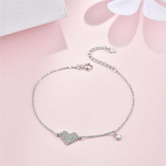 Silver Heart Bracelet