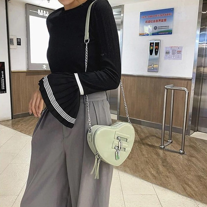 Heart Shape Crossbody Bag