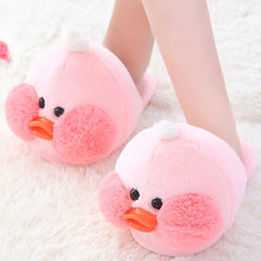 Kawaii Plush Ducks Slippers
