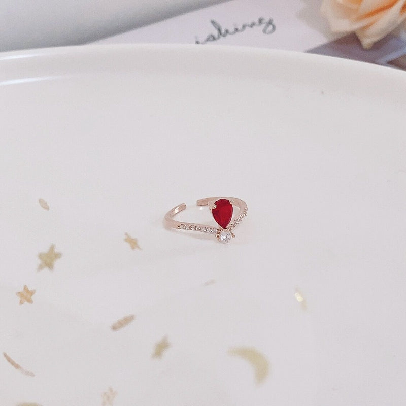 Heart & Flower Adjustable Rings