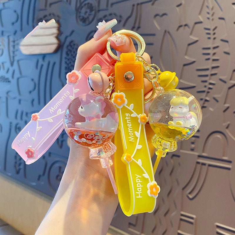 Cartoon Unicorn Keychain