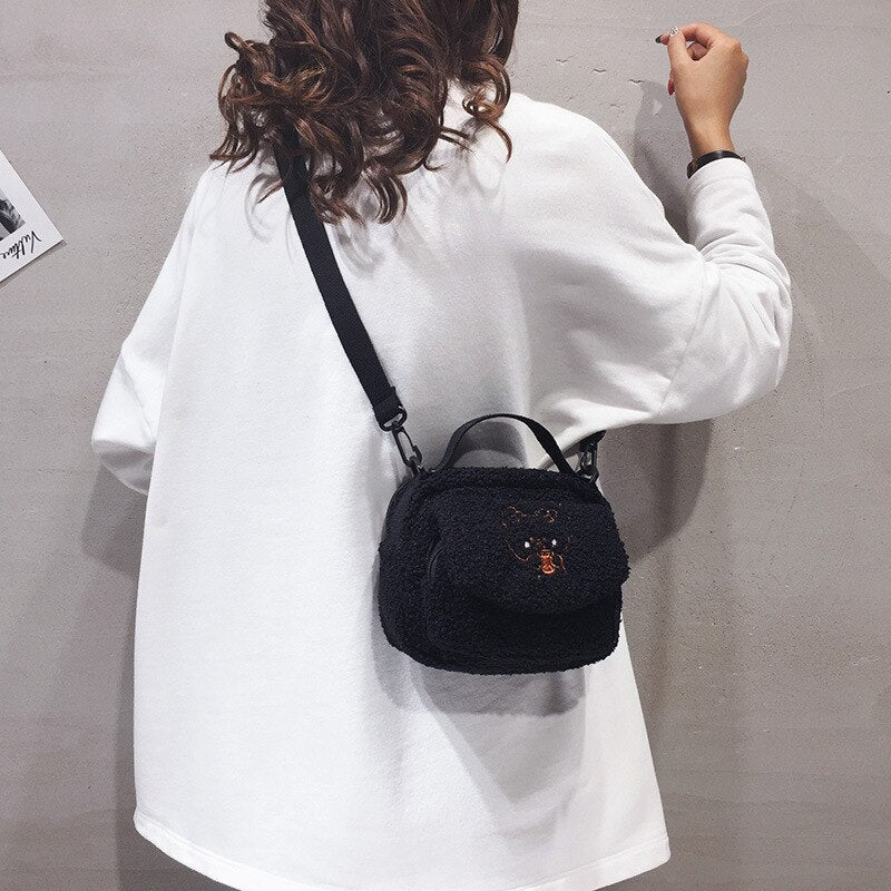 Plush Shoulder Bag