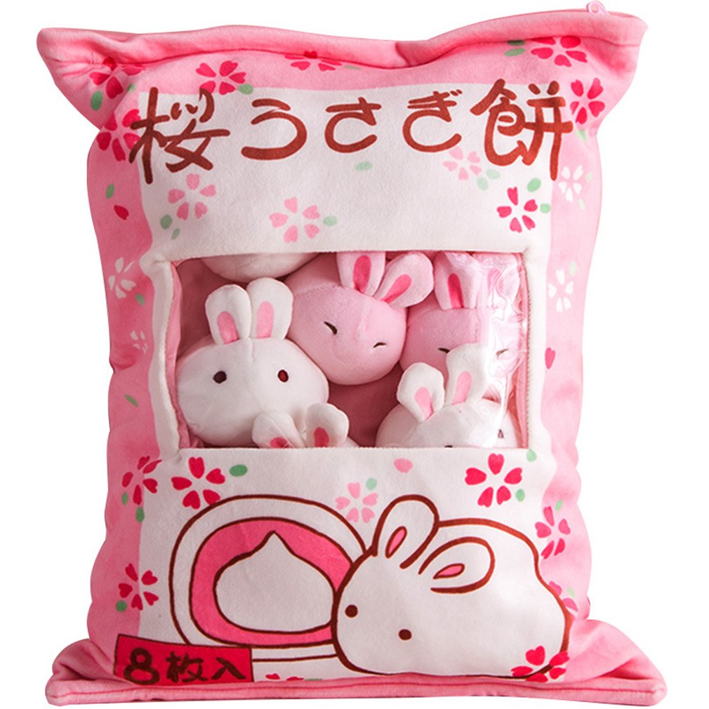 8 pcs Japanese Set Plush Rabbits