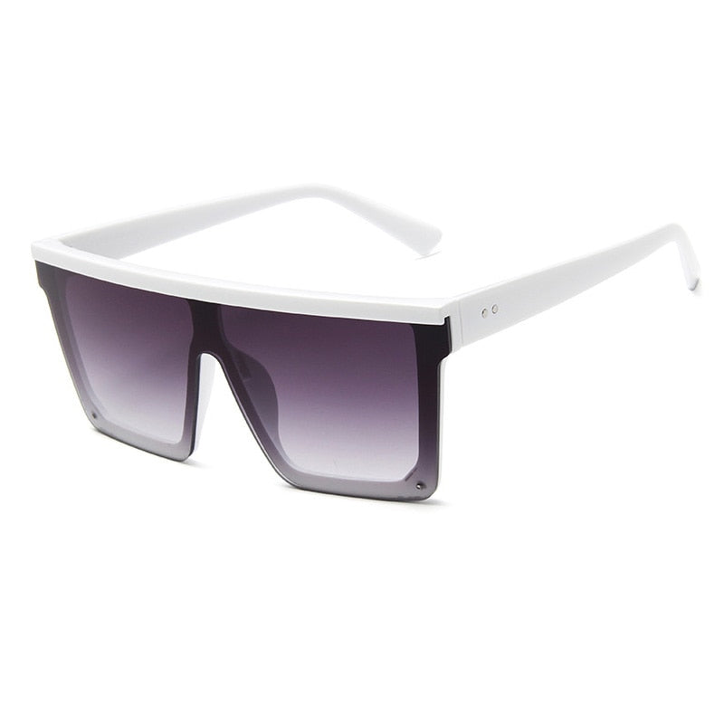 Classic Square Mirror Coated Sunglasses