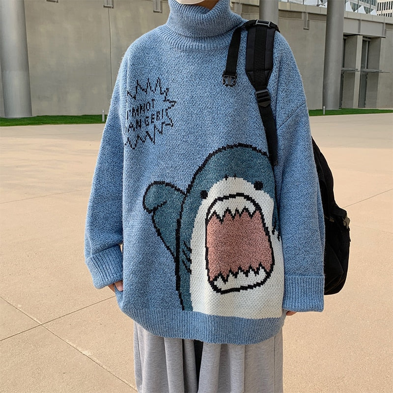 Kawaii Shark Sweater