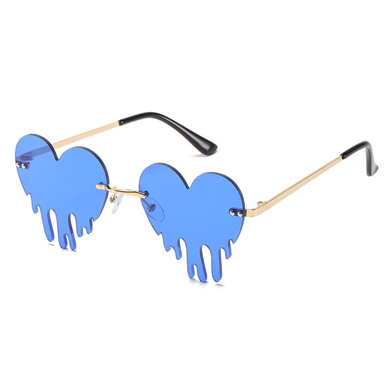 Heart Tear-Shaped Sunglasses