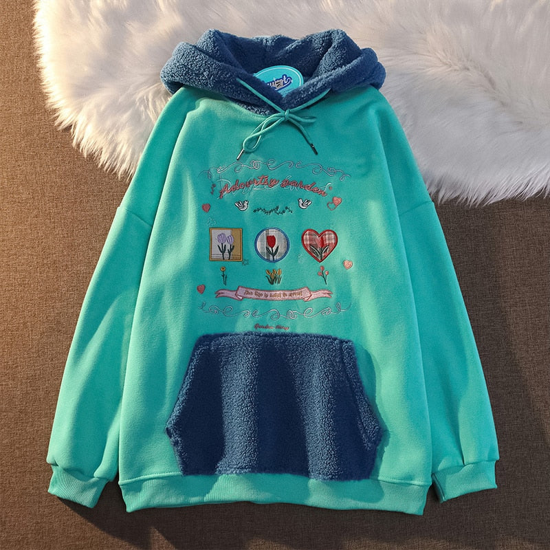 Vintage Ulzzang Girl Style Hoodie