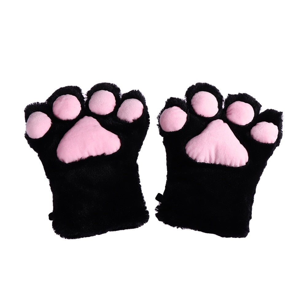 Soft Kitten Paw Warm Gloves