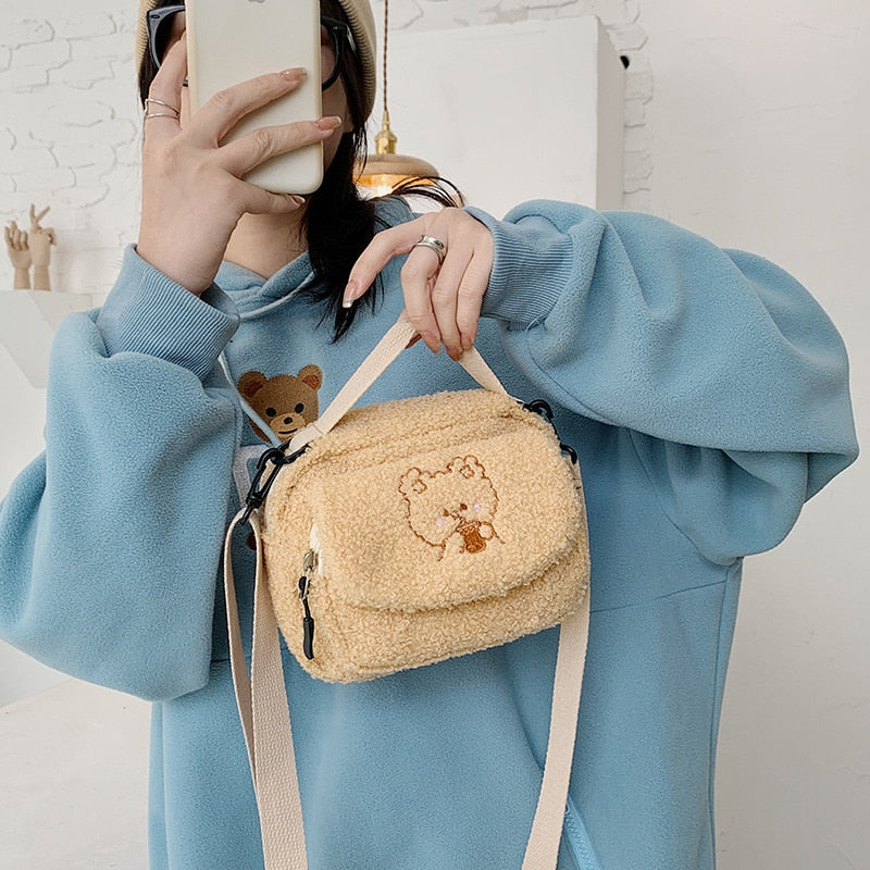 Plush Shoulder Bag