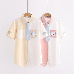 Harajuku Kawaii Bear Blouse