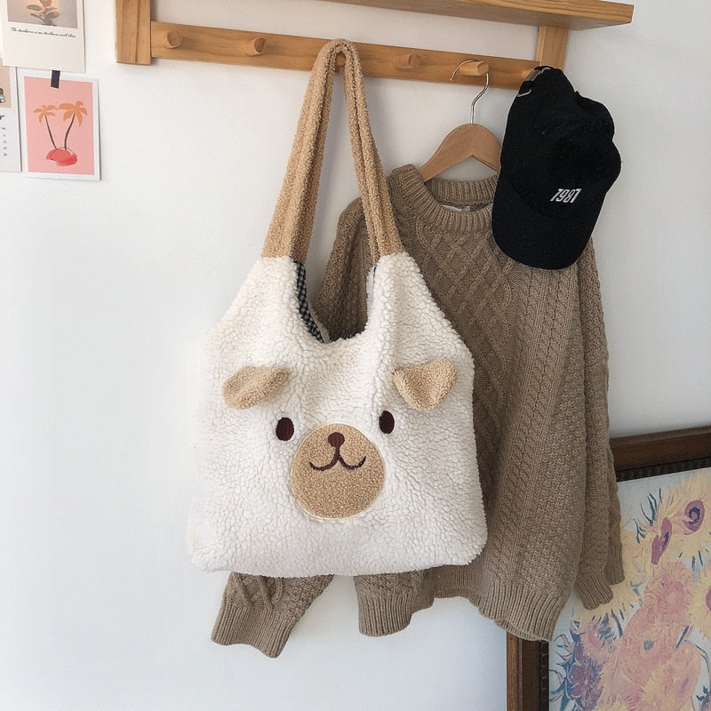 Soft Plush Tote Bag