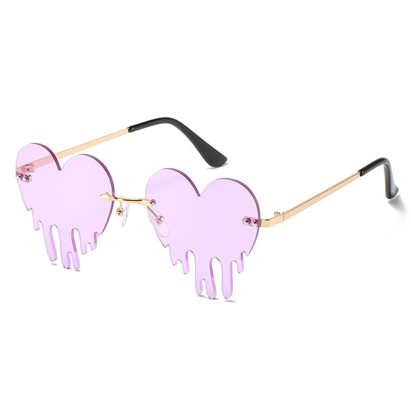 Heart Tear-Shaped Sunglasses