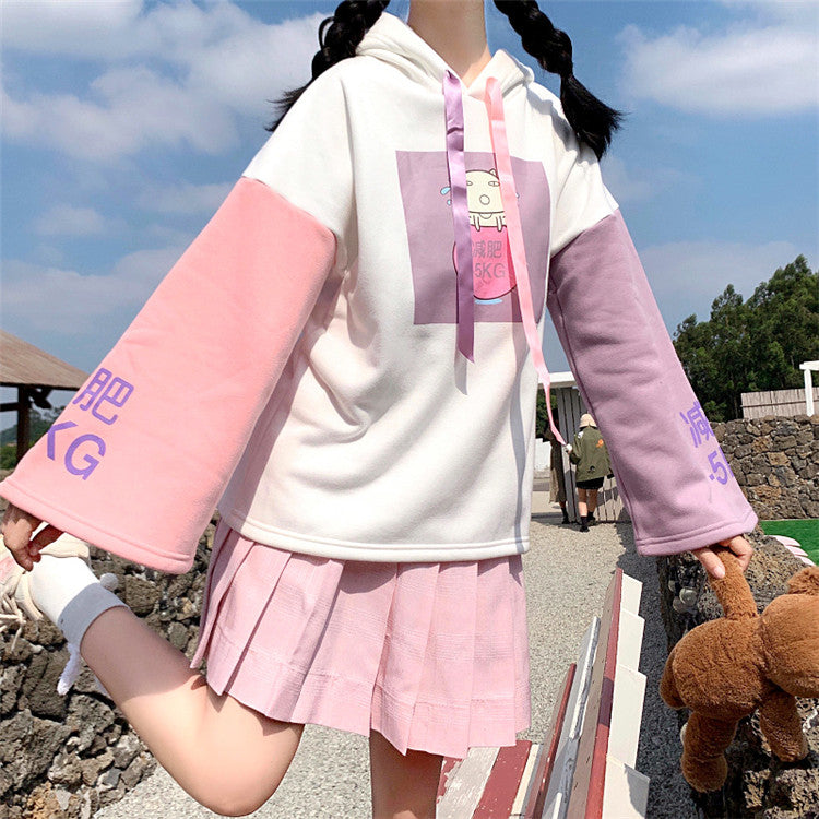 Cute Anime Cat Hoodie