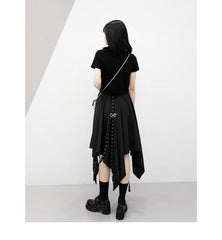 Irregular Gothic Weave Skirt