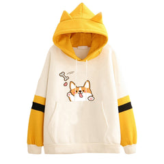 Harajuku Shiba Inu Kawaii Hoodie