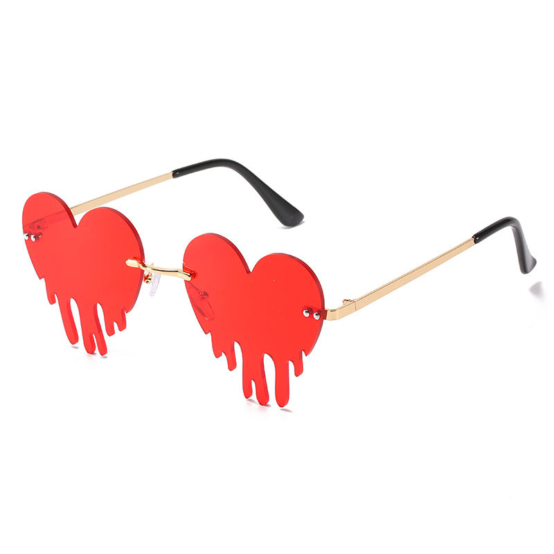 Heart Tear-Shaped Sunglasses
