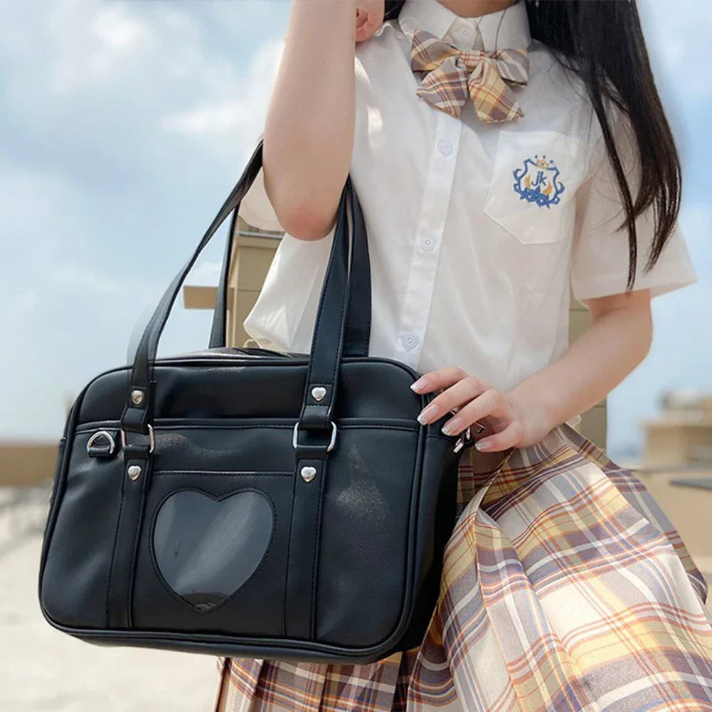 Japanese Heart Student Shoulder Bag