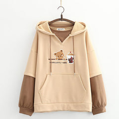 Harajuku Cute Bear Hoodie